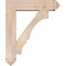 Ekena Millwork Balboa Arts and Crafts Smooth Bracket w/ Offset Brace, Douglas Fir, 7 1/2"W x 30"D x 36"H BKT0806X30X36BOA03SDF - alternate 4